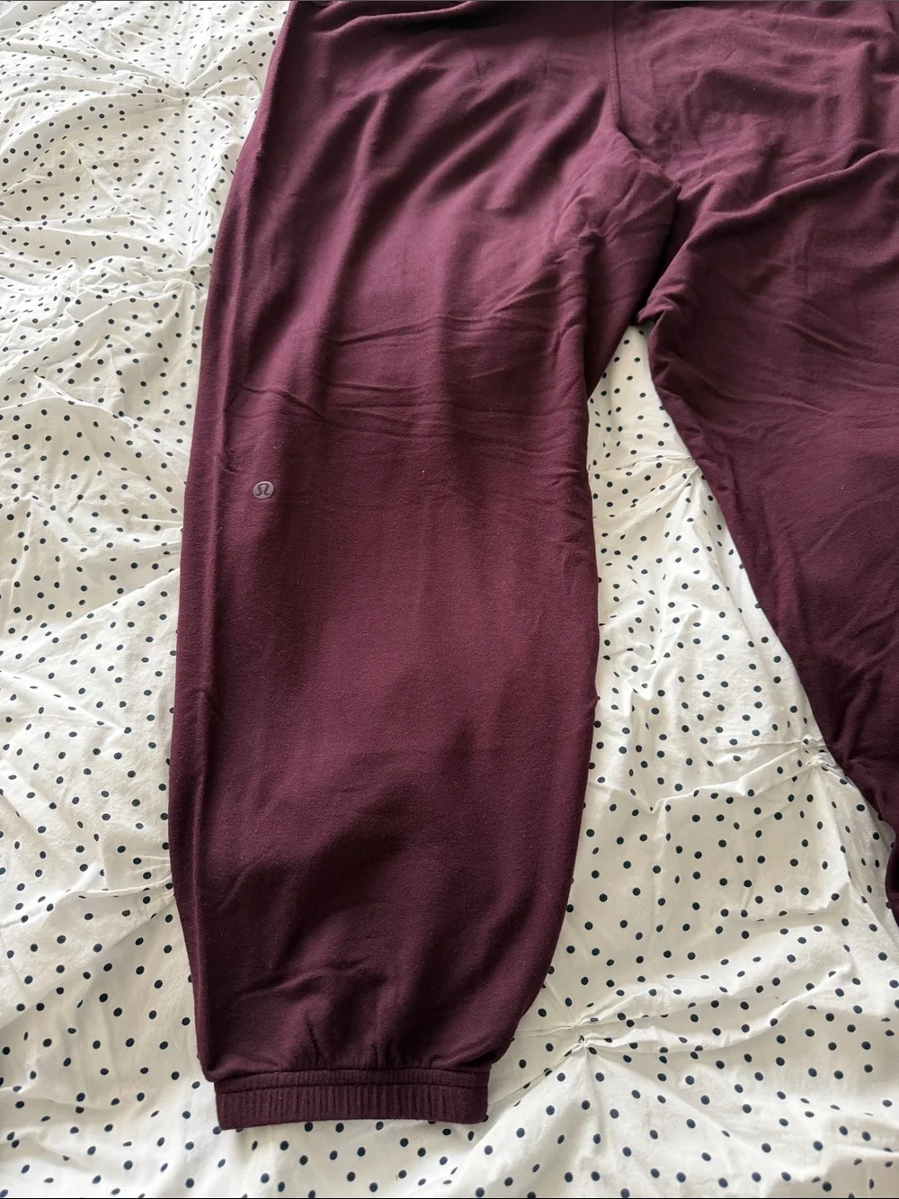 lululemon athletic Maroon Pullover Sweatshirt and Matching Joggers